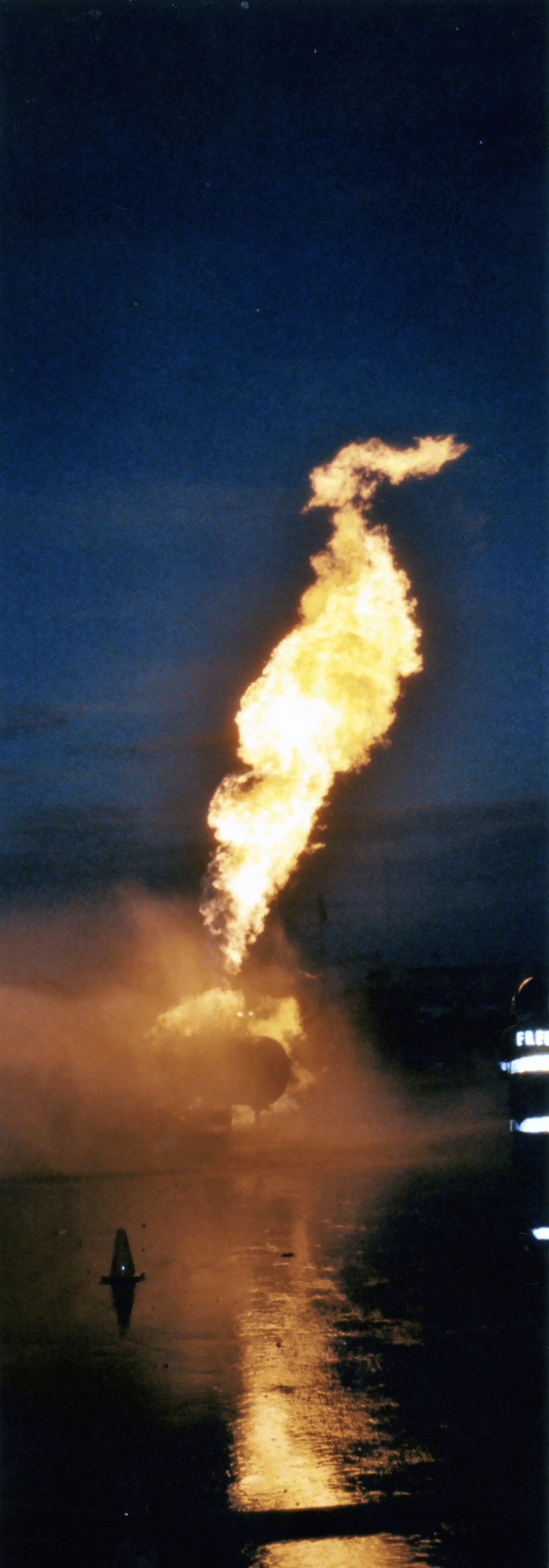 Propane fire